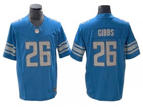 Detroit Lions #26 Jahmyr Gibbs Blue Vapor F.U.S.E. Limited Jersey