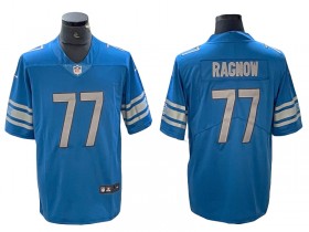 Detroit Lions #77 Frank Ragnow Blue Vapor Limited Jersey