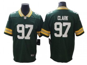 Green Bay Packers #97 Kenny Clark Green Vapor Limited Jersey