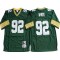 M&N Green Bay Packers #92 Reggie White Green Throwback Jersey