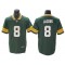 Green Bay Packers #8 Josh Jacobs Green Vapor Limited Jersey