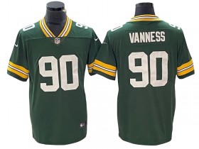 Green Bay Packers #90  Lukas Van Ness Green Vapor Limited Jersey