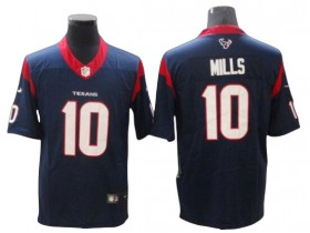 Houston Texans #10 Davis Mills Navy Vapor Limited Jersey