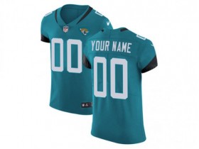 Custom Jacksonville Jaguars Teal Vapor Limited Jersey