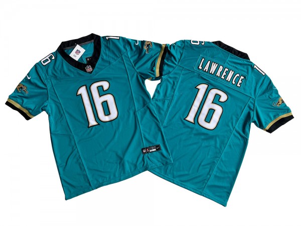 Jacksonville Jaguars #16 Trevor Lawrence Teal Prowler Throwback Vapor F.U.S.E. Limited Jersey