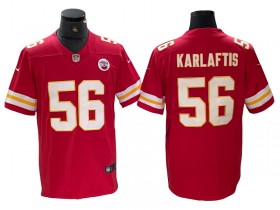 Kansas City Chiefs #56 George Karlaftis Red Vapor Limited Jersey