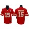 Kansas City Chiefs #15 Patrick Mahomes Red Vapor Limited Jersey