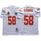 M&N Kansas City Chiefs #58 Derrick Thomas White Legacy Jersey
