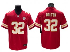 Kansas City Chiefs #32 Nick Bolton Red Vapor Limited Jersey