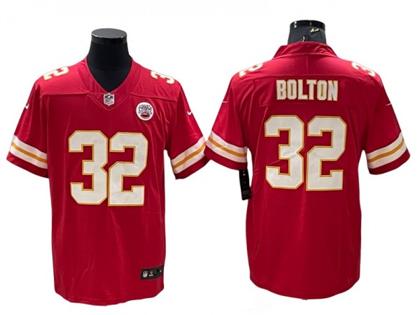 Kansas City Chiefs #32 Nick Bolton Red Vapor Limited Jersey