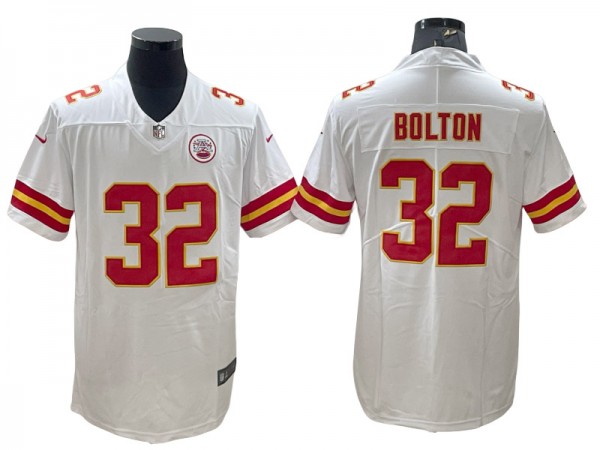 Kansas City Chiefs #32 Nick Bolton White Vapor Limited Jersey