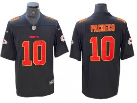 Kansas City Chiefs #10 Isaih Pacheco Black Fashion Limited Jersey