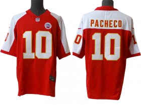 Kansas City Chiefs #10 Isaih Pacheco Red/White Vapor Limited Jersey