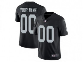 Custom Las Vegas Raiders Black Vapor Limited Jersey