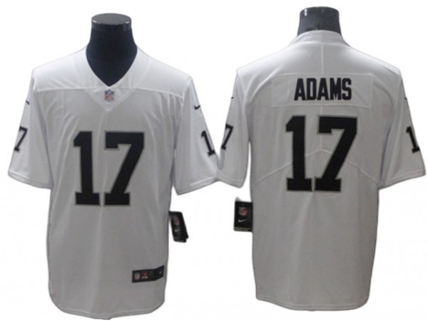 Las Vegas Raiders #17 Davante Adams White Vapor Limited Jersey