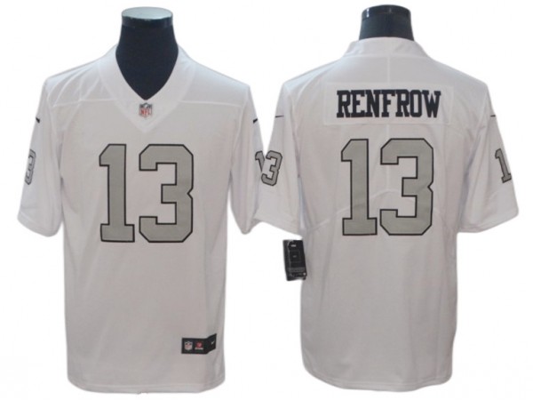 Las Vegas Raiders #13 Hunter Renfrow White Color Rush Vapor Limited Jersey