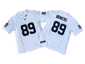 Las Vegas Raiders #89 Brock Bowers White Vapor F.U.S.E. Limited Jersey