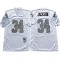 M&N Raiders #34 Bo Jackson White-Gray Legacy Jersey