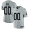 Custom Las Vegas Raiders Gray Inverted Limited Jersey