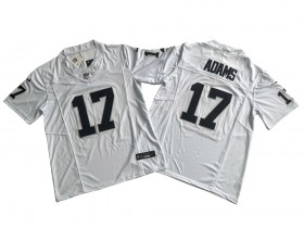 Las Vegas Raiders #17 Davante Adams White Vapor F.U.S.E. Limited Jersey