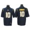 Los Angeles Chargers #10 Justin Herbert Navy Alternate Vapor Limited Jersey