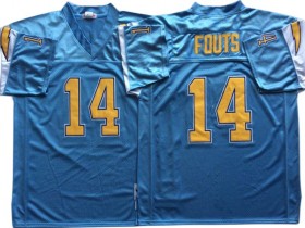 M&N Chargers #14 Dan Fouts Powder Blue Legacy Jersey