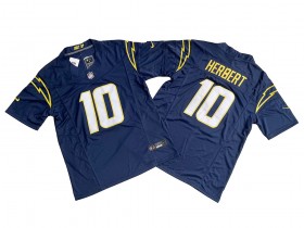 Los Angeles Chargers #10 Justin Herbert Navy Vapor F.U.S.E. Limited Jersey