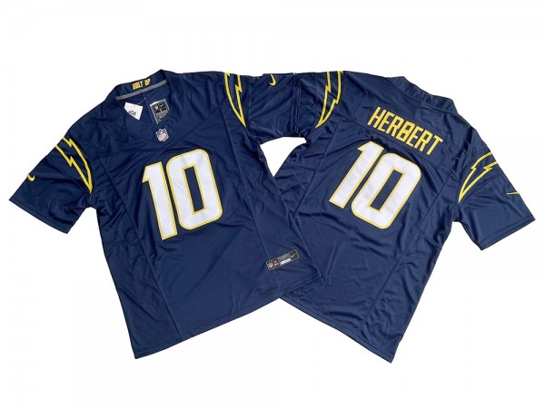 Los Angeles Chargers #10 Justin Herbert Navy Vapor F.U.S.E. Limited Jersey