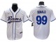 Los Angeles Rams #99 Aaron Donald Baseball Jersey-Yellow & Cream & White & Olive 