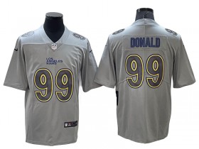 Los Angeles Rams #99 Aaron Donald Gray Atmosphere Jersey