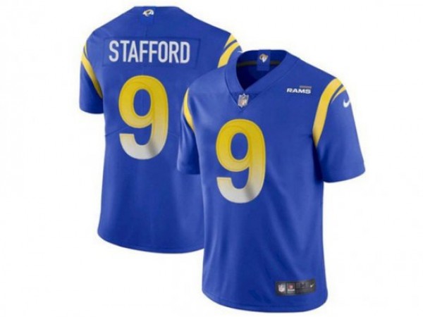 Los Angeles Rams #9 Matthew Stafford Royal Vapor Limited Jersey