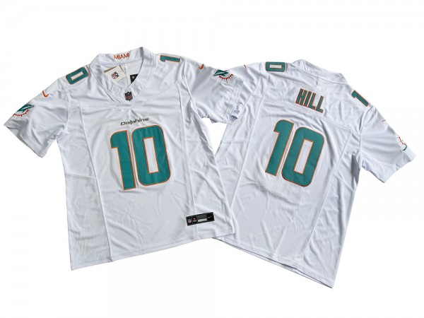 Miami Dolphins #10 Tyreek Hill White Vapor F.U.S.E. Limited Jersey