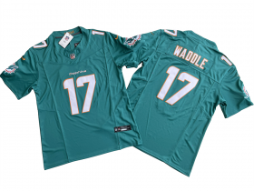 Miami Dolphins #17 Jaylen Waddle Aqua Vapor F.U.S.E. Limited Jersey