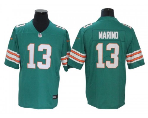 Miami Dolphins #13 Dan Marino Aqua Alternate Vapor Limited Jersey