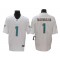 Miami Dolphins #1 Tua Tagovailoa White Vapor Limited Jersey