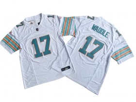 Miami Dolphins #17 Jaylen Waddle White Alternate Vapor F.U.S.E. Limited Jersey