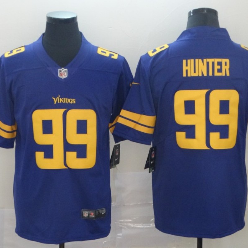 Minnesota Vikings #99 Danielle Hunter Purple Color Rush Vapor Limited ...