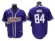 Minnesota Vikings #84 Randy Moss Baseball Style Jersey