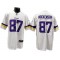 Minnesota Vikings #87 T.J. Hockenson White Vapor Limited Jersey