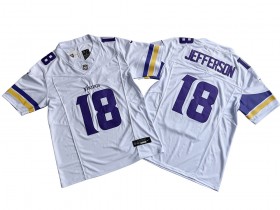 Minnesota Vikings #18 Justin Jefferson White Vapor F.U.S.E. Limited Jersey