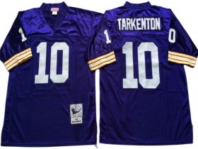 M&N Minnesota Vikings #10 Fran Tarkenton Purple 1975 Legacy Jersey