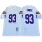 M&N Minnesota Vikings #93 John Randle White Legacy Jersey