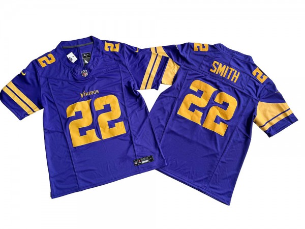 Minnesota Vikings #22 Harrison Smith Purple Alternate Vapor F.U.S.E. Limited Jersey