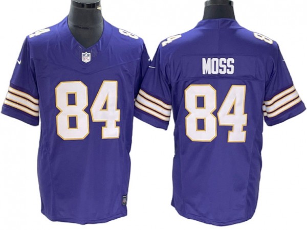 Minnesota Vikings #84 Randy Moss Purple Classic Vapor F.U.S.E. Limited Jersey