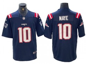 New England Patriots #10 Drake Maye Navy Vapor Limited Jersey