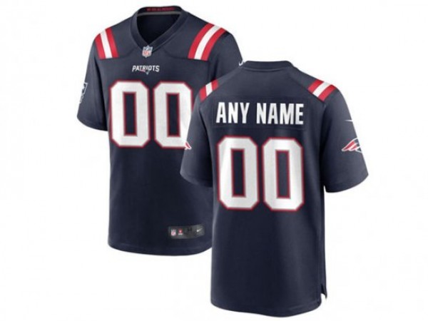 Custom New England Patriots Navy Vapor Limited Jersey