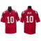 New England Patriots #10 Drake Maye Red Vapor Limited Jersey