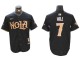 New Orleans Saints #7 Taysom Hill Baseball 2024 Jersey-Black & White & Gold