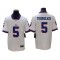 New York Giants #5 Kayvon Thibodeaux White Color Rush Limited Jersey