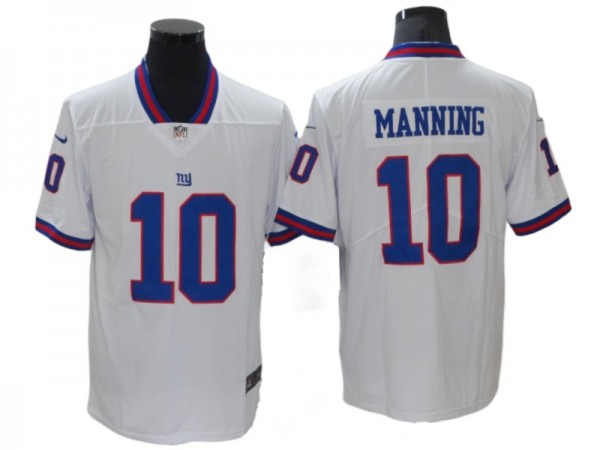 New York Giants #10 Eli Manning White Color Rush Limited Jersey